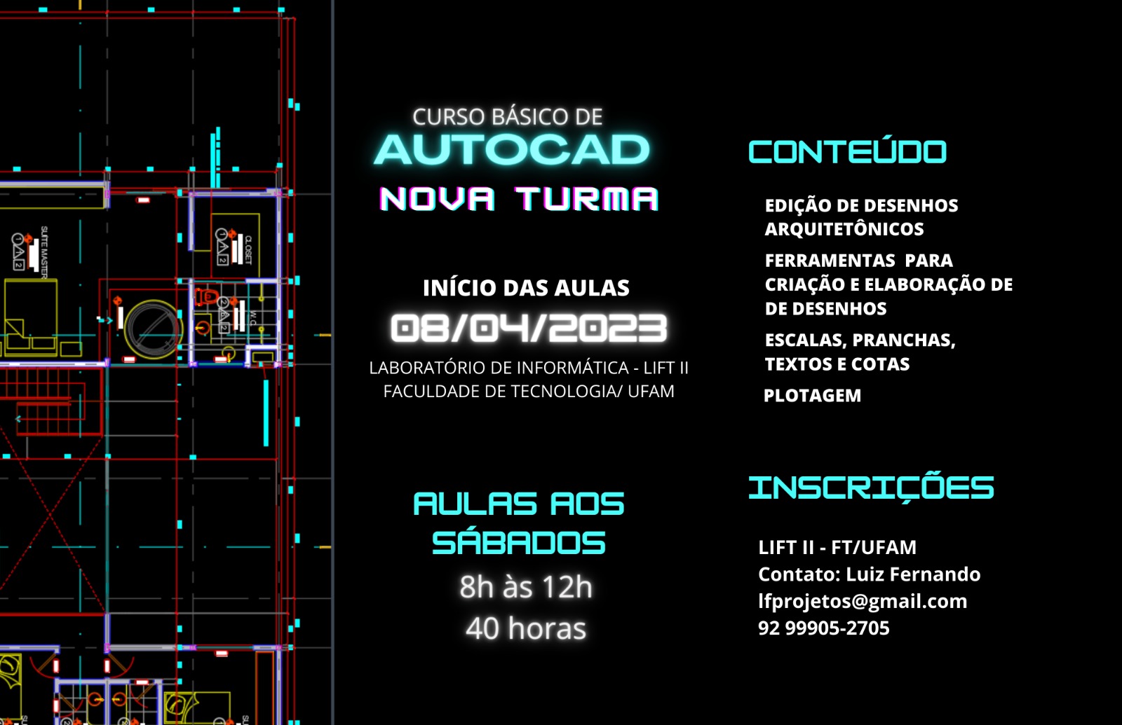 Biblioteca de desenhos arquitetônicos em DWG disponíveis para