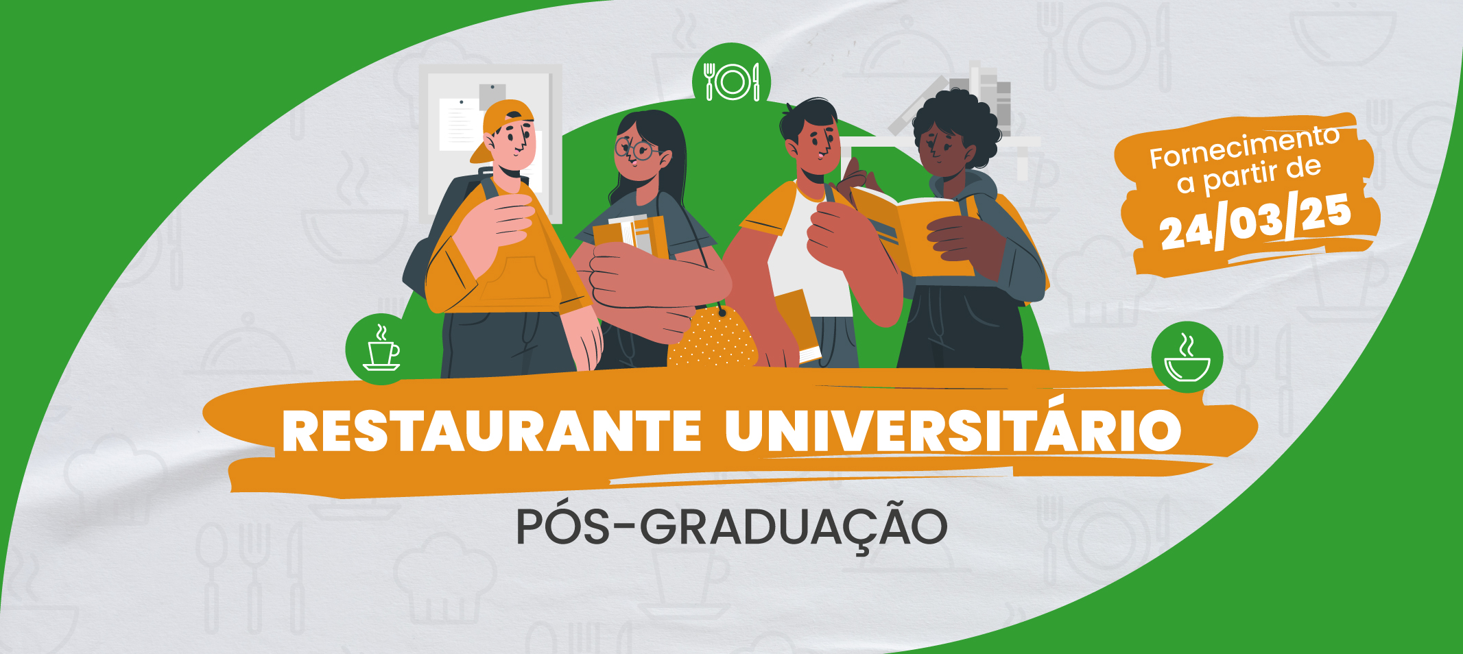 Proae orienta discente de pós-graduação sobre acesso aos Restaurantes Universitários a partir do dia 24 de março