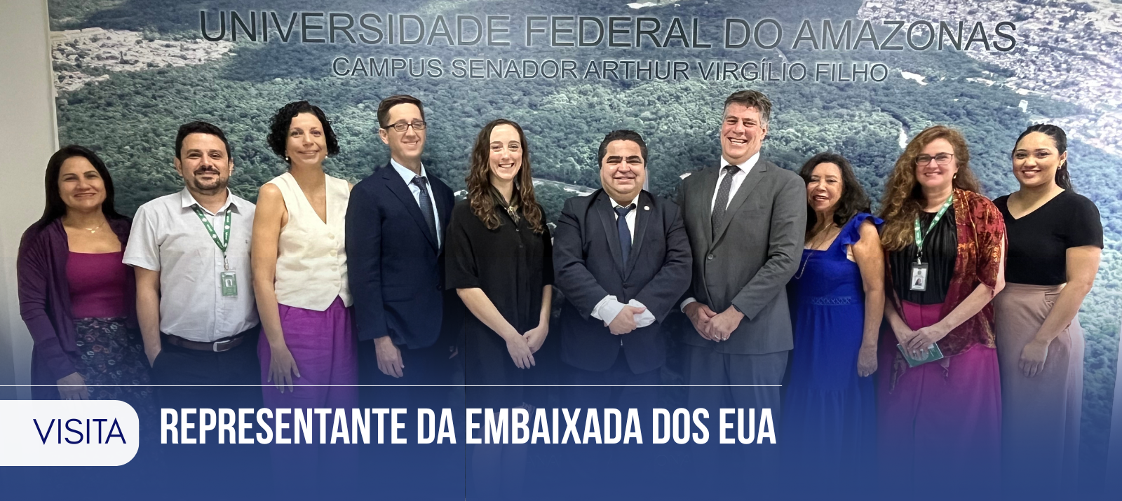 Representação diplomática dos EUA planeja criar e fortalecer conexões entre a Ufam e universidades estadunidenses