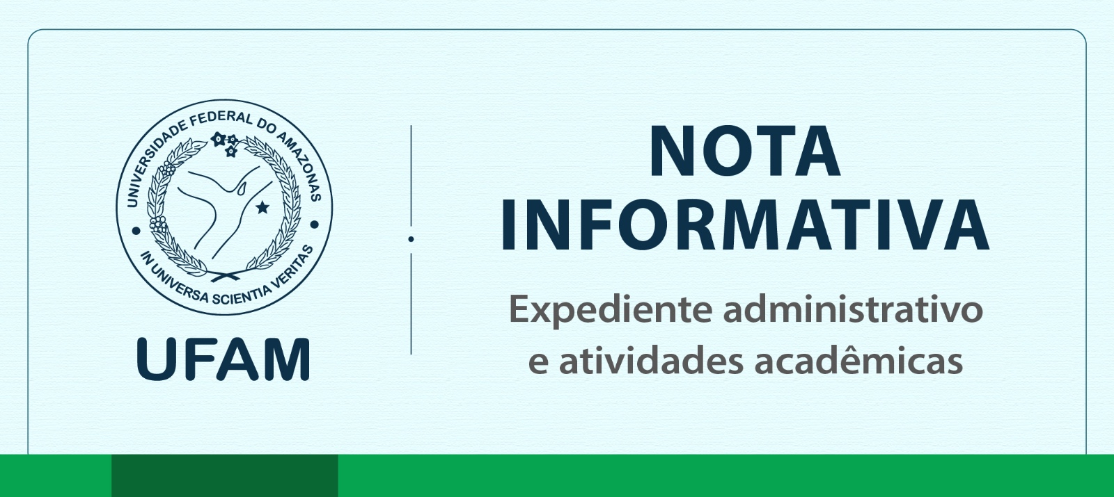 Nota Informaiva - Expediente administrativo e atividades acadêmicas nos dias 24 e 27 de outubro
