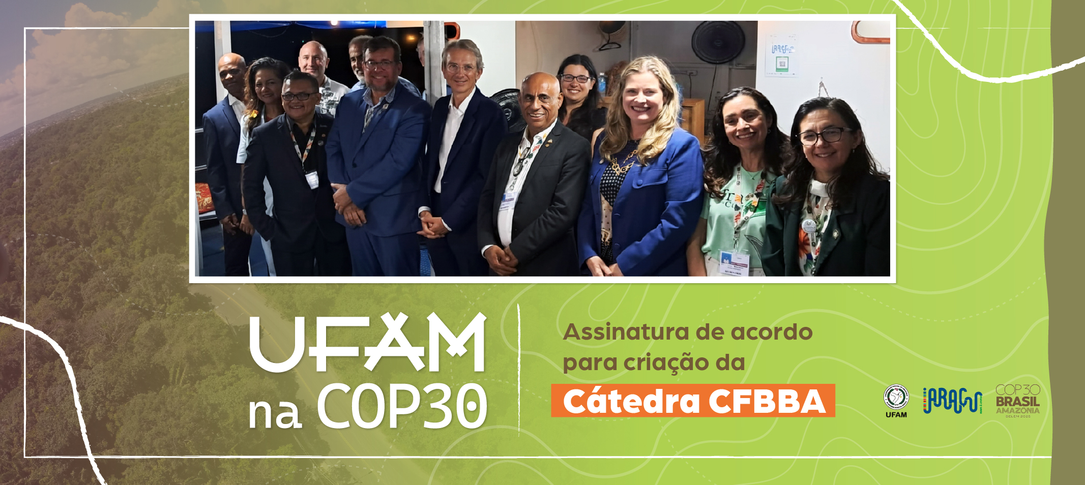 Ufam adere à Rede de Cátedras franco-brasileira que promove atividades no tema na biodiversidade amazônica