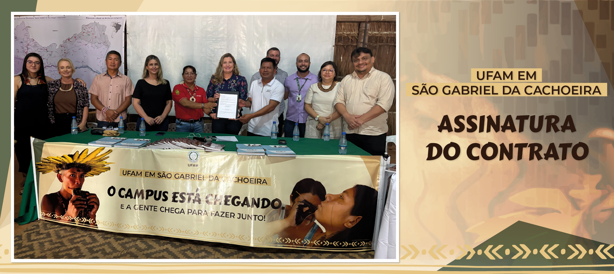 Ufam oficializa construção do novo campus em São Gabriel da Cachoeira durante o Circuito Amazônico de Extensão