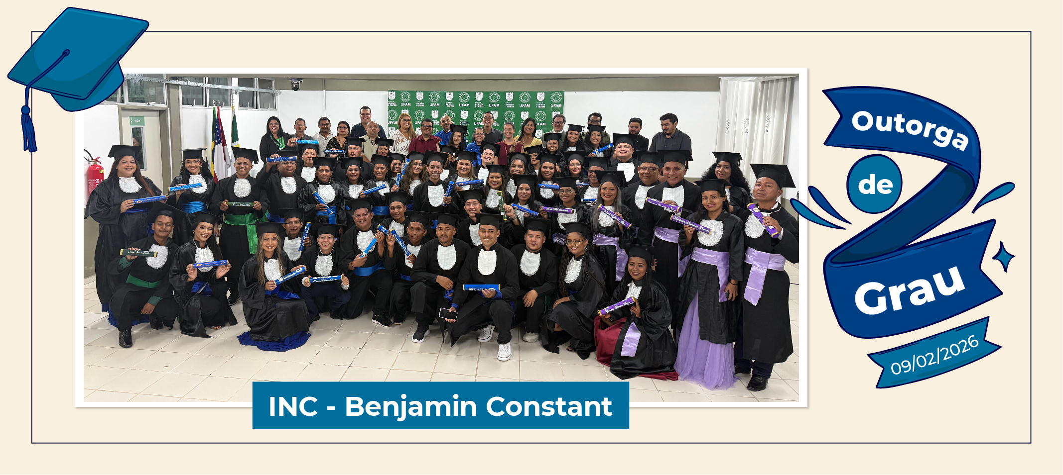 No Instituto de Natureza e Cultura, em Benjamin Constant, Ufam entrega mais de 50 profissionais à sociedade