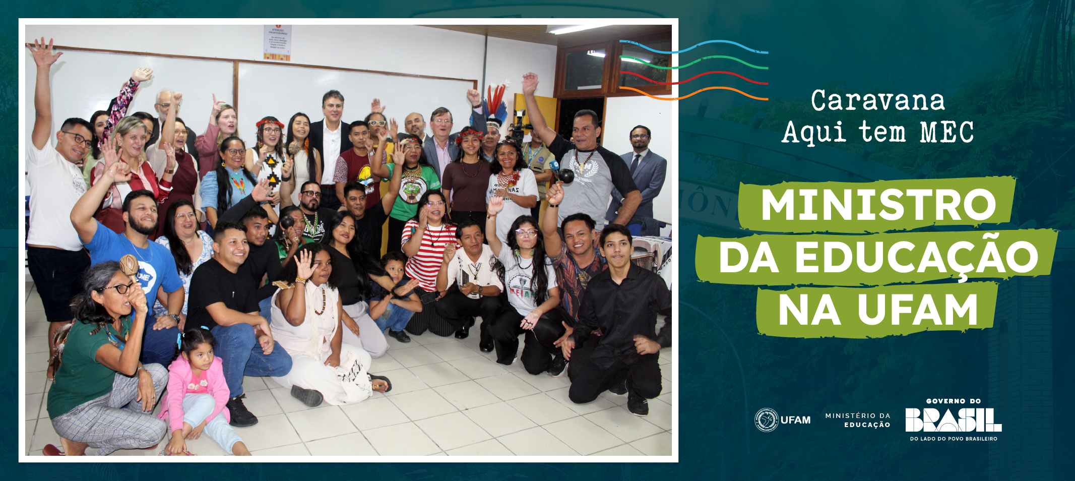 Ministro da Educação, Camilo Santana, visita campus da Ufam em Manaus