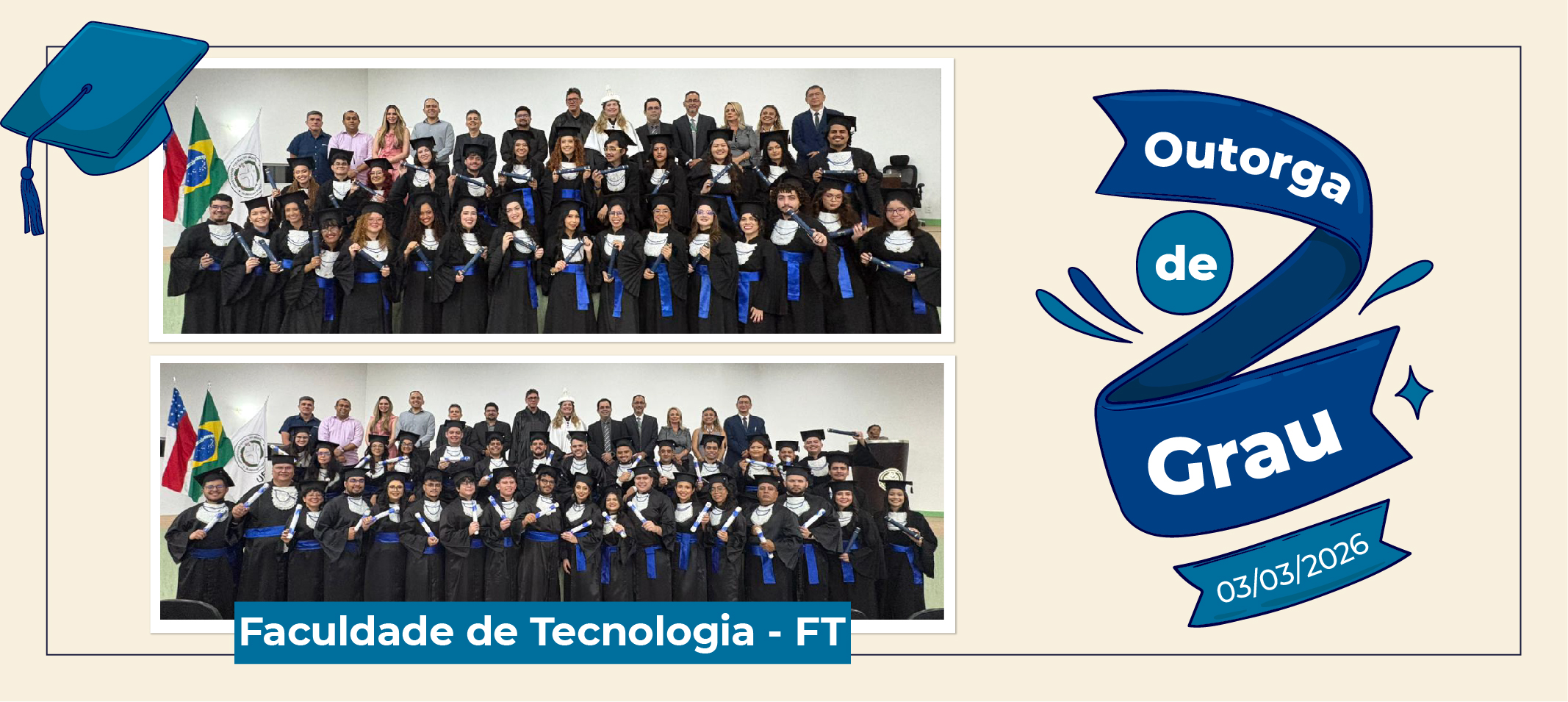 Ufam outorga grau para 61 novos profissionais da Faculdade de Tecnologia