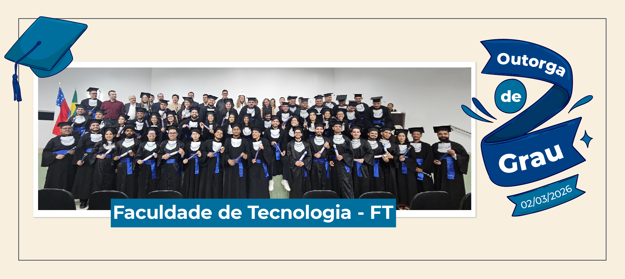 Ufam cola grau de 60 formandos de tecnologia