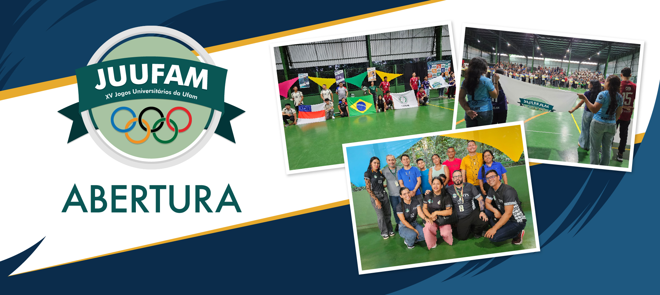 XV Juufam inicia com a participação de mais de 4 mil atletas de todas as unidades acadêmicas