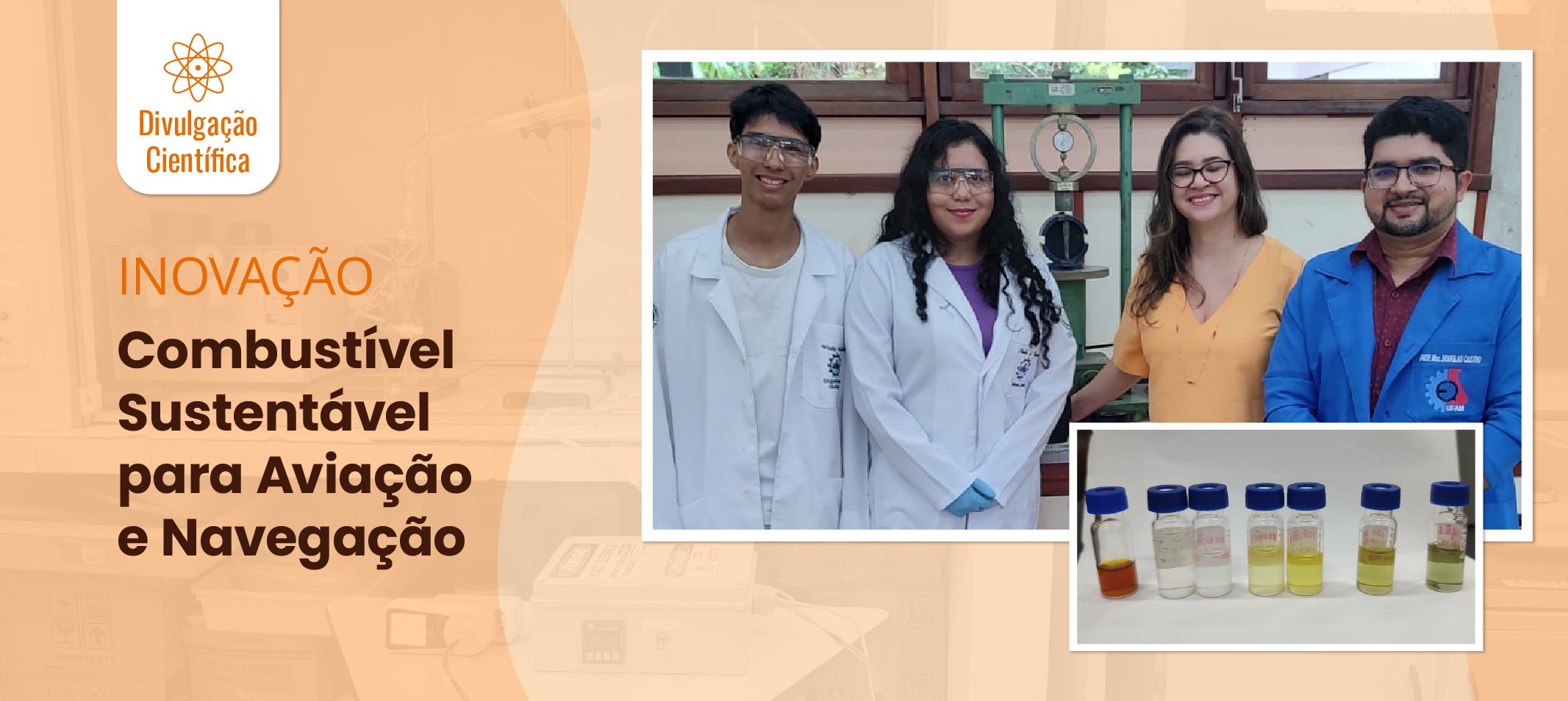 Laboratório da Ufam cria biocombustível a partir de gordura industrial