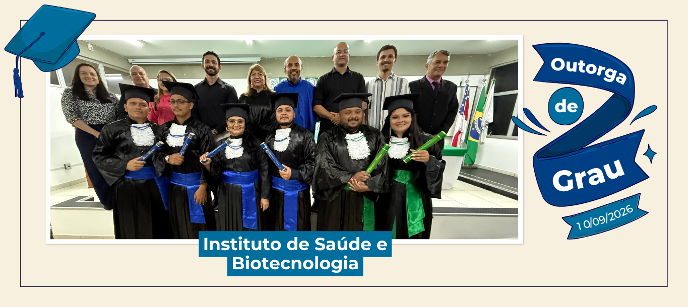 Instituto de Saúde e Biotecnologia entrega licenciados em Ciências - Biologia e Química e bacharéis em Fisioterapia