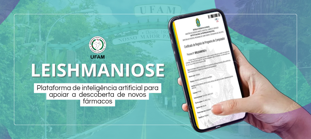 Ufam registra plataforma com inteligência artificial para apoiar descoberta de novos fármacos contra a leishmaniose