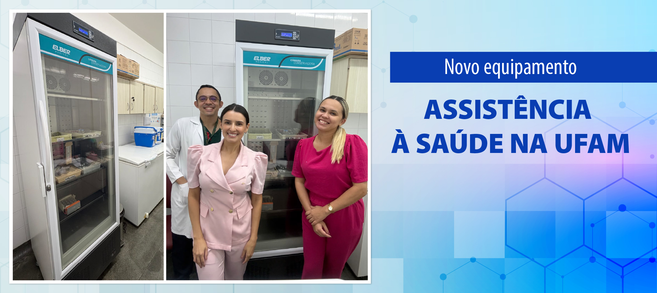 Universidade fortalece assistência vacinal com aquisição de câmara fria 